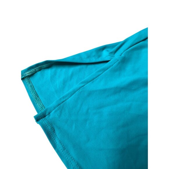 COCO REEF Solid Slit Swim Skirt Women's Swimsuit U95745 Aqua Size Small - Picture 6 of 6